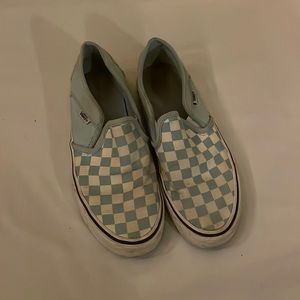 Vans Turquoise Checkered Pattern